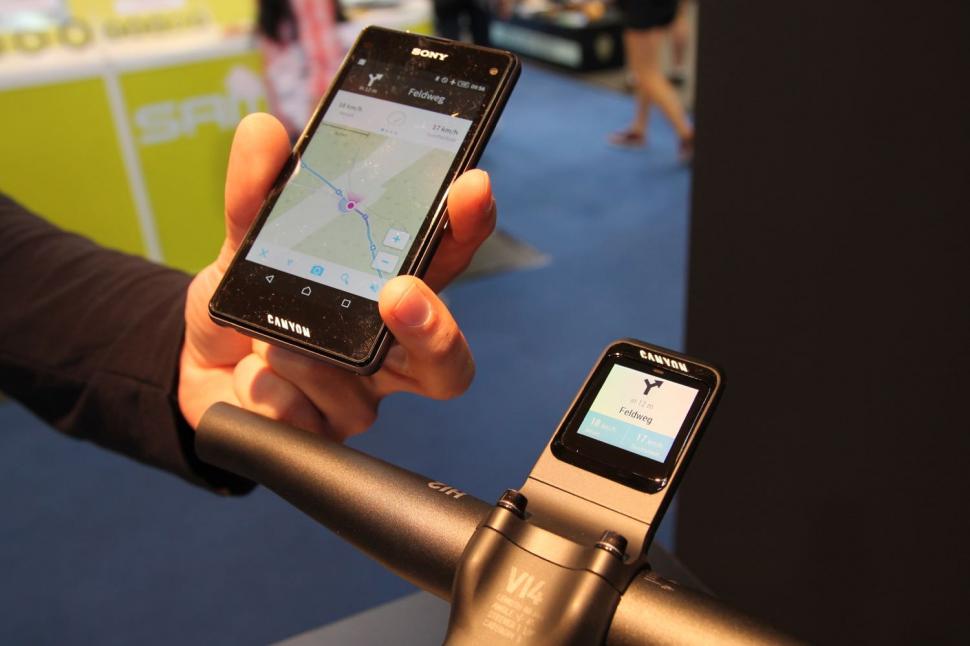 Canyon Smart Computer using Android Wear launched at Eurobike video road.cc